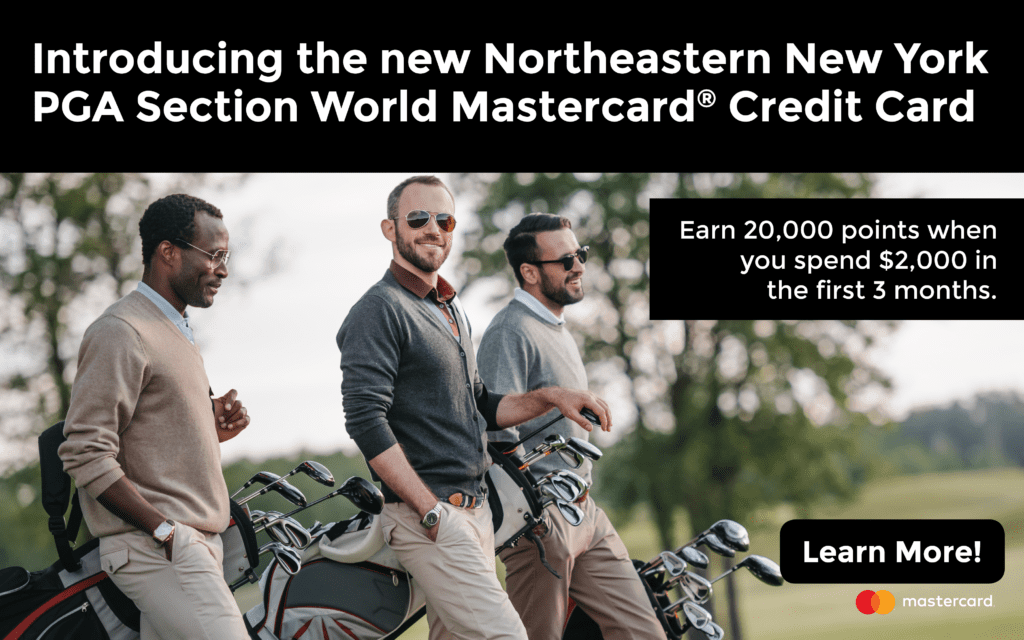 The New Northeastern New York PGA Section World Mastercard Credit Card