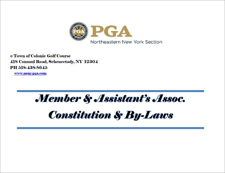 NENY Constitution and Bylaws cover photo